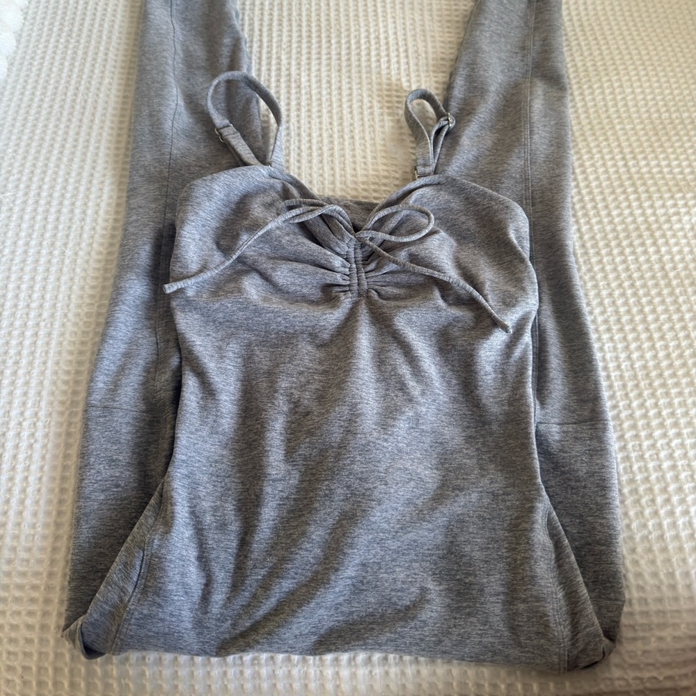 Gray Women's convertible bombshell bodysuit size M